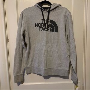 Gray The North Face hoodie
